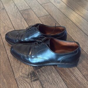 Men's Black Leather Dress Shoes